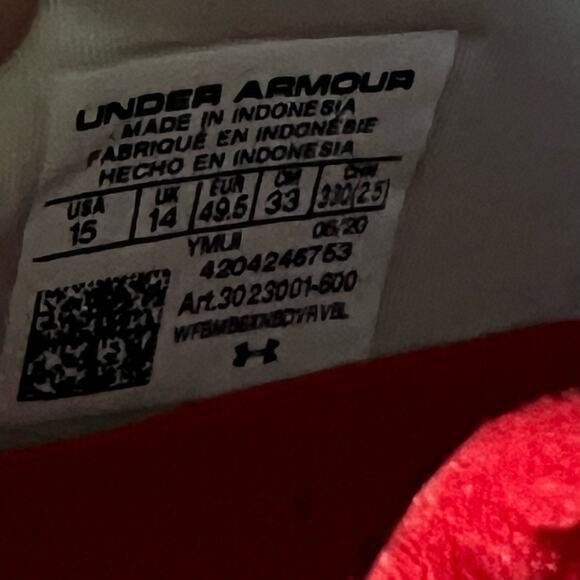 Under Armour Harper 5 Low ST Baseball Cleats Size 15 - Picture 8 of 11